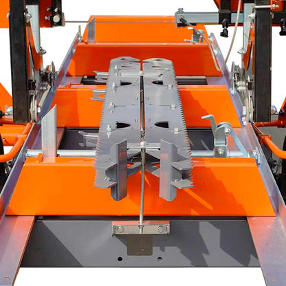 Log Loading Ramp Kit for Sawmill Trailer PSM27, Mast/Boom, 70″ Ramp Length, 3800-lb Load Capacity, TMG-PSM27-Lramp