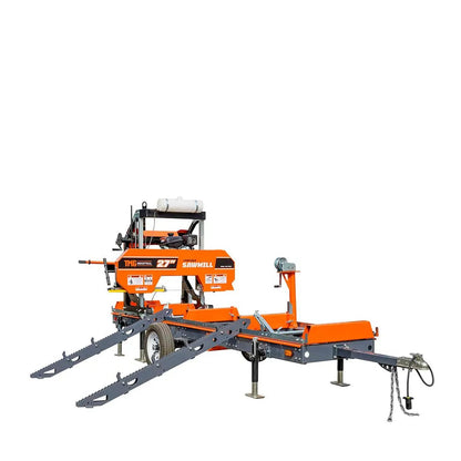 Log Loading Ramp Kit for Sawmill Trailer PSM27, Mast/Boom, 70″ Ramp Length, 3800-lb Load Capacity, TMG-PSM27-Lramp