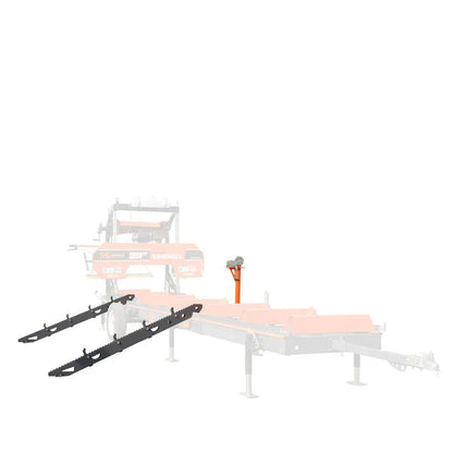 Log Loading/Rolling & Ramp Package for TMG-PSM30, 2-Speed 2000 Lb Winch, Mast/Boom, Receiver, 70″ Ramp Length, 3800 Lb Loading Capacity, 32-½’ Steel Cable, TMG-PSM30-Lramp