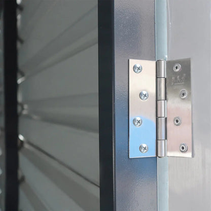 Metal Shed Carport Add-On Package Kit For TMG-MSC2020F And TMG-MSC2030F , Front Wall w/Roll Up Doors & Back Wall, TMG-MSC20-RD12