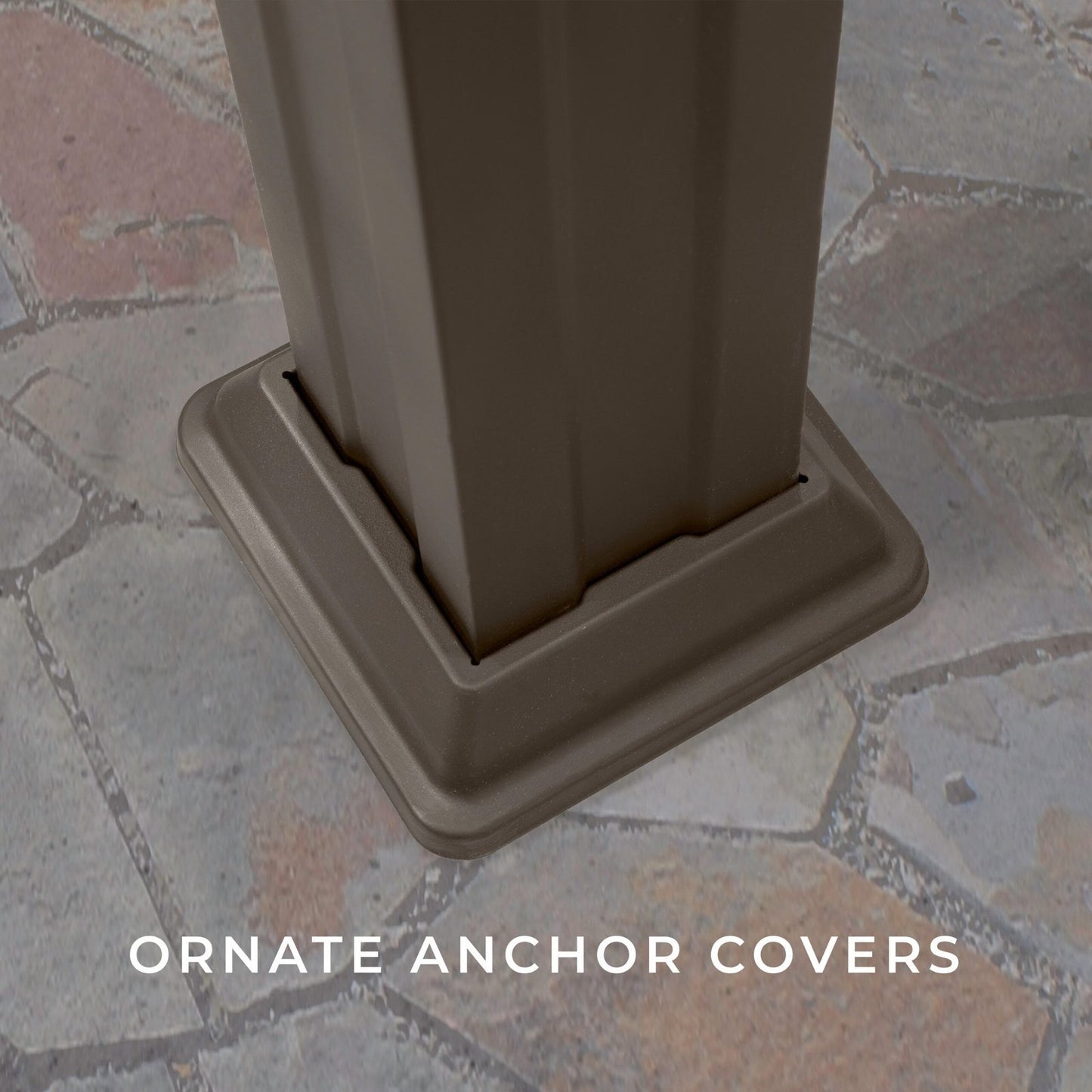 14×10 Ashford Traditional Steel Pergola With Sail Shade Soft Canopy