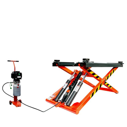 Mid-Rise Portable Automotive Scissor Lift, 6000 lb Lift Capacity, 48″ Lift Height, Single-Point Lock Release, TMG-ALS61