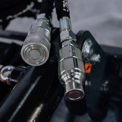 Mini Skid Steer Root Rake Grapple, 35″ Working Width, 2200-lb Capacity, Toro Style Mount Plate, TMG-SRG35