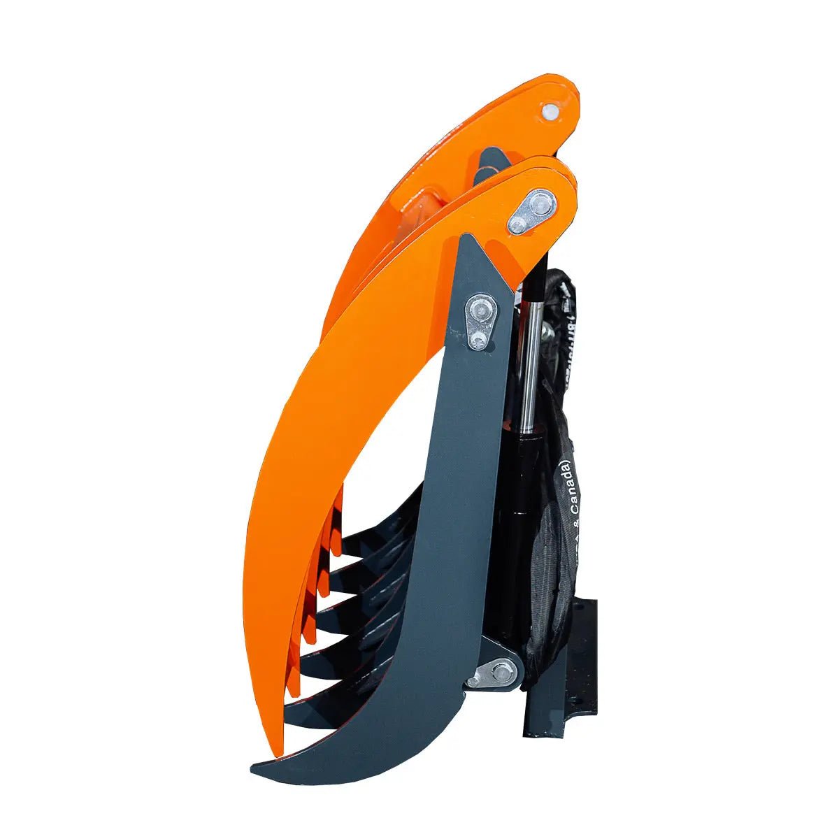 Mini Skid Steer Root Rake Grapple, 35″ Working Width, 2200-lb Capacity, Toro Style Mount Plate, TMG-SRG35