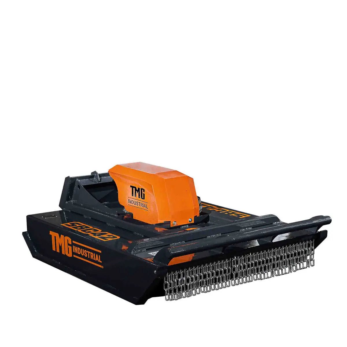 Mini Skid Steer Rotary Brush Cutter, 42″ Cut Width, 2-½” Capacity, Hydraulic Motor, Toro Style Mount Plate,TMG-SBC42