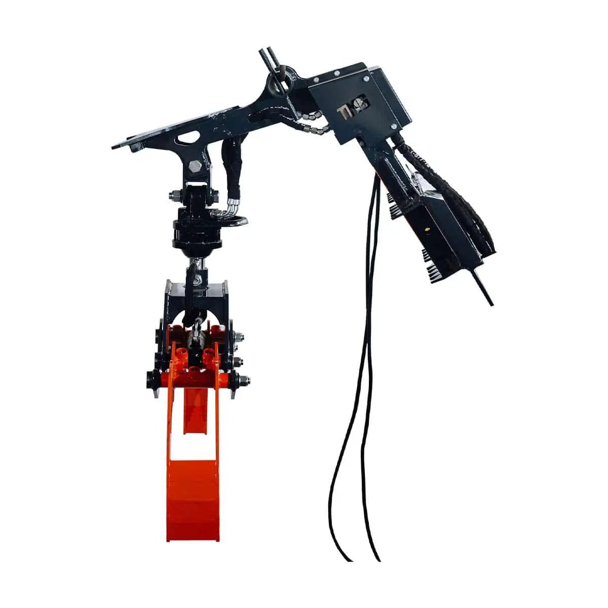 Mini Skid Steer Rotating Grapple, Toro Style Mount, 59″ Grapple Opening, 1500 LB Lifting Capacity, 1.5-Ton Power Rotation, TMG-SLG59