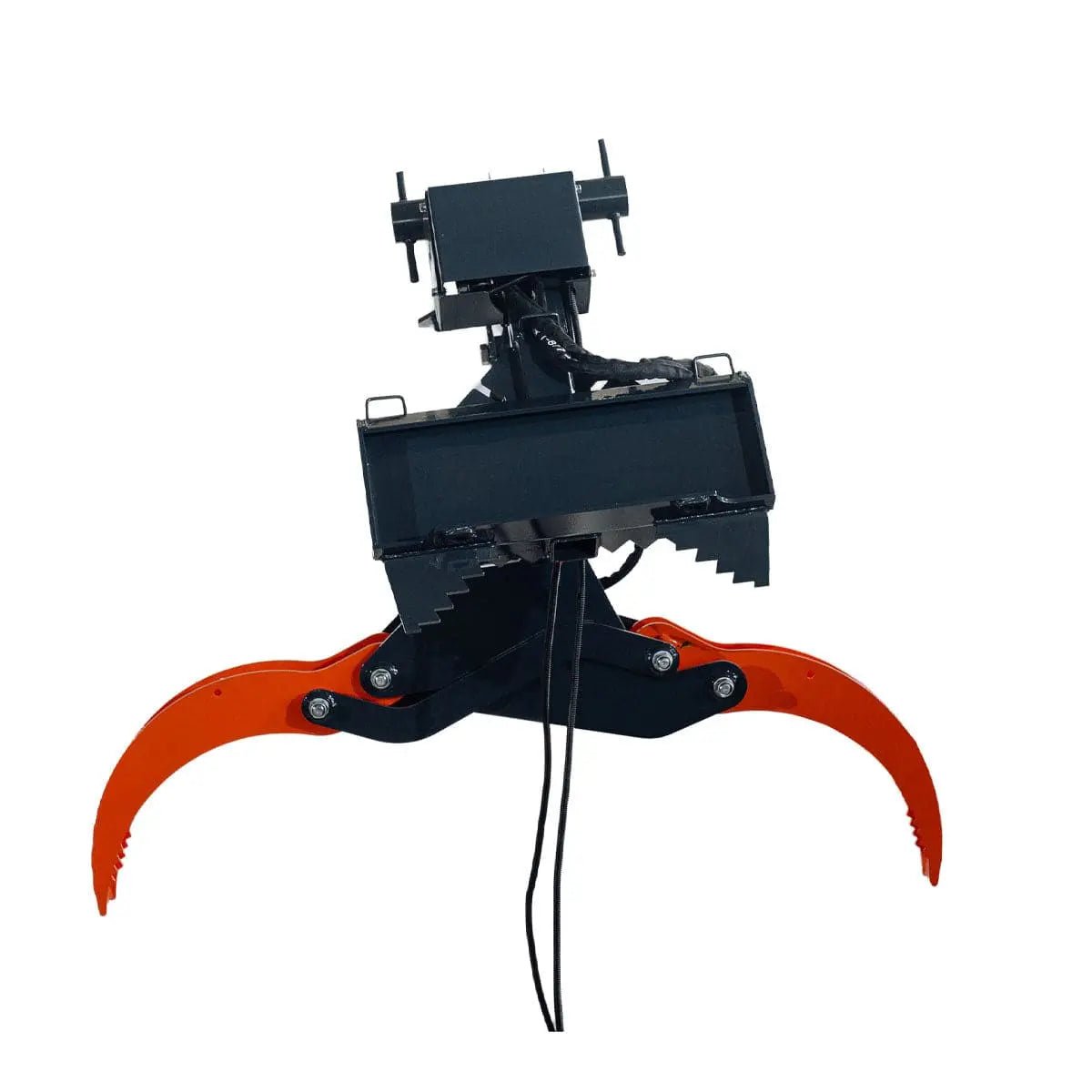 Mini Skid Steer Rotating Grapple, Toro Style Mount, 59″ Grapple Opening, 1500 LB Lifting Capacity, 1.5-Ton Power Rotation, TMG-SLG59