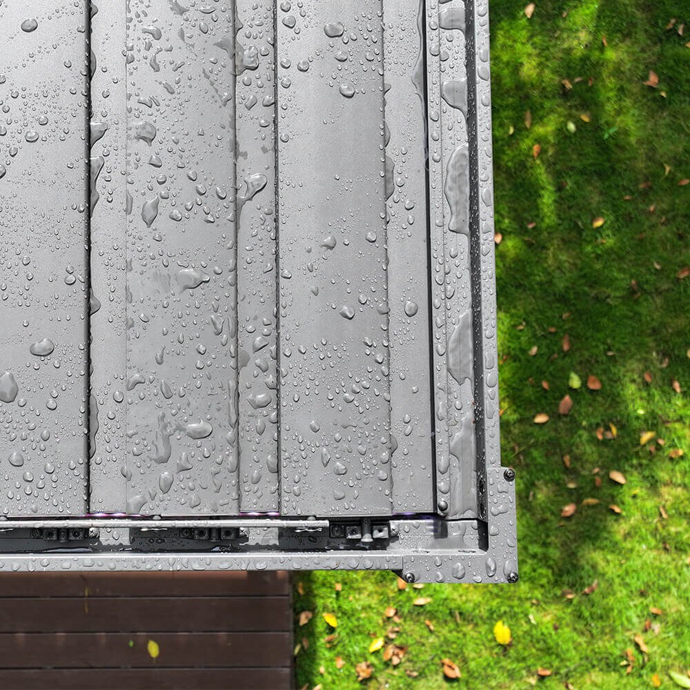 MIRADOR 111S 10’x13′ PERGOLA WITH LED STRIP LIGHTS