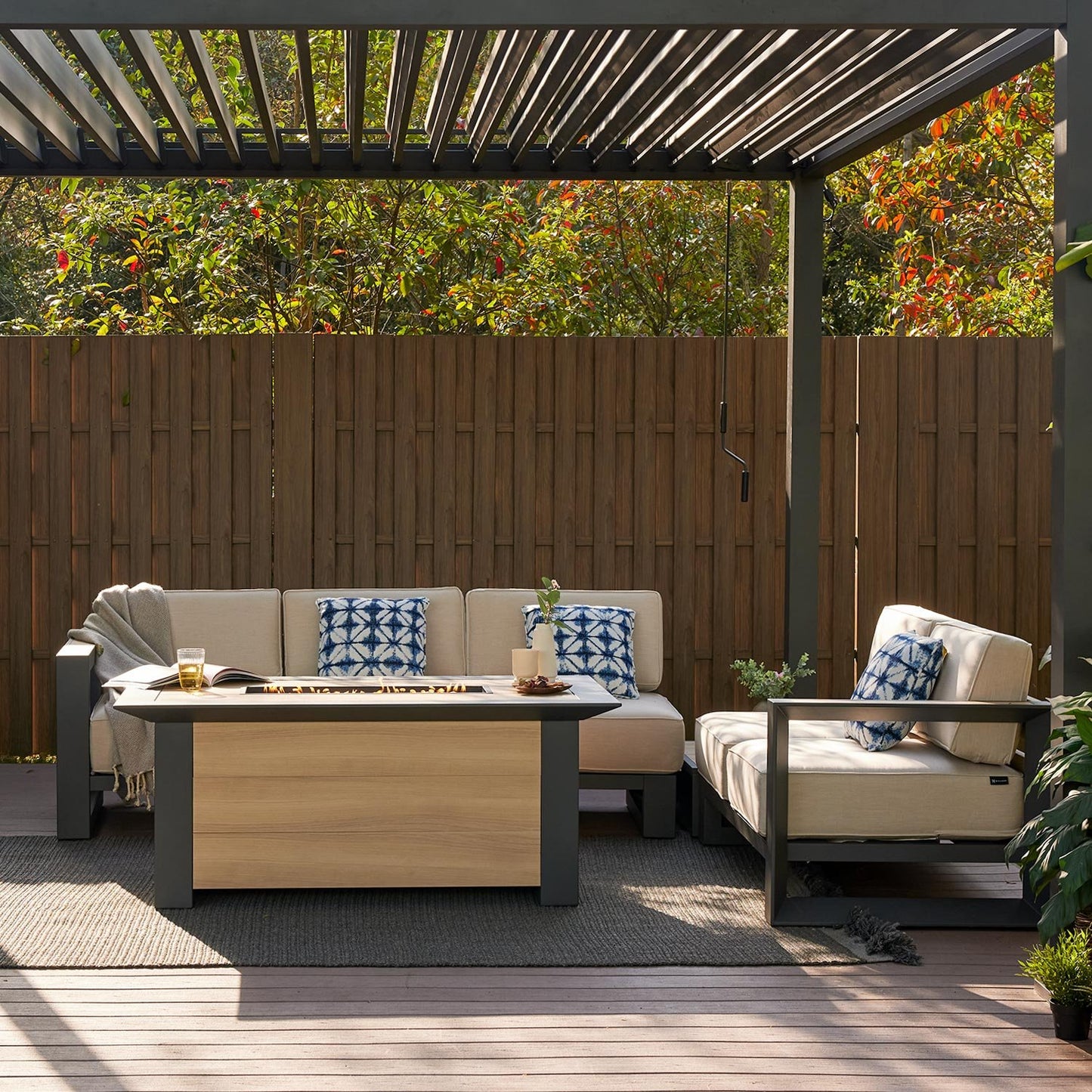 Sanibel Modular Corner Sofa – 5-piece – Mirador Outdoor Furniture