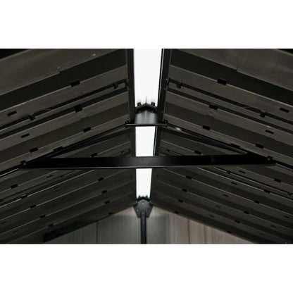 Oakland 11 ft. W x 7.5 ft. D Plastic Storage Shed