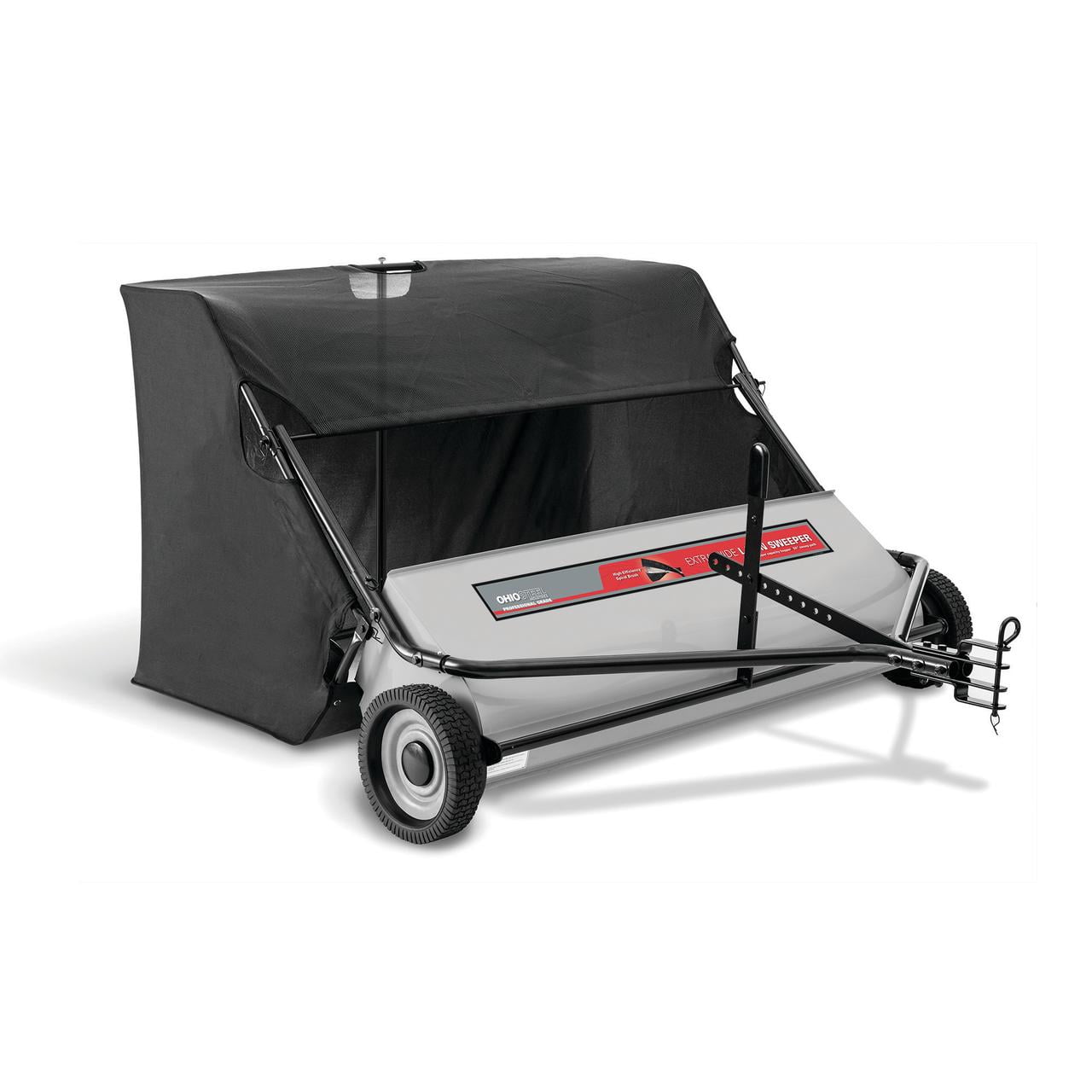 Ohio Steel 42″ Tow Behind Lawn Sweeper, 22 cu. ft. Hopper