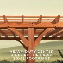 20X12 BEAUMONT PERGOLA – BROWN