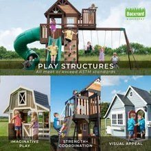 Backyard Discovery Bristol Point Cedar Swing Set/Playset(Assembled)