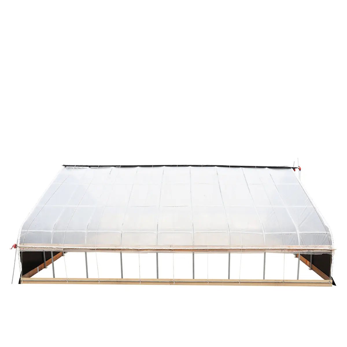 Pro Series 30’ x 40’ Light Deprivation Two Layer Cover Greenhouse Grow Tent, 6-mil Blackout Tarp and Clear Film, Cold Frame, Hand Crank Roll-Up Sides, Peak Ceiling Roof, TMG-GHD3040