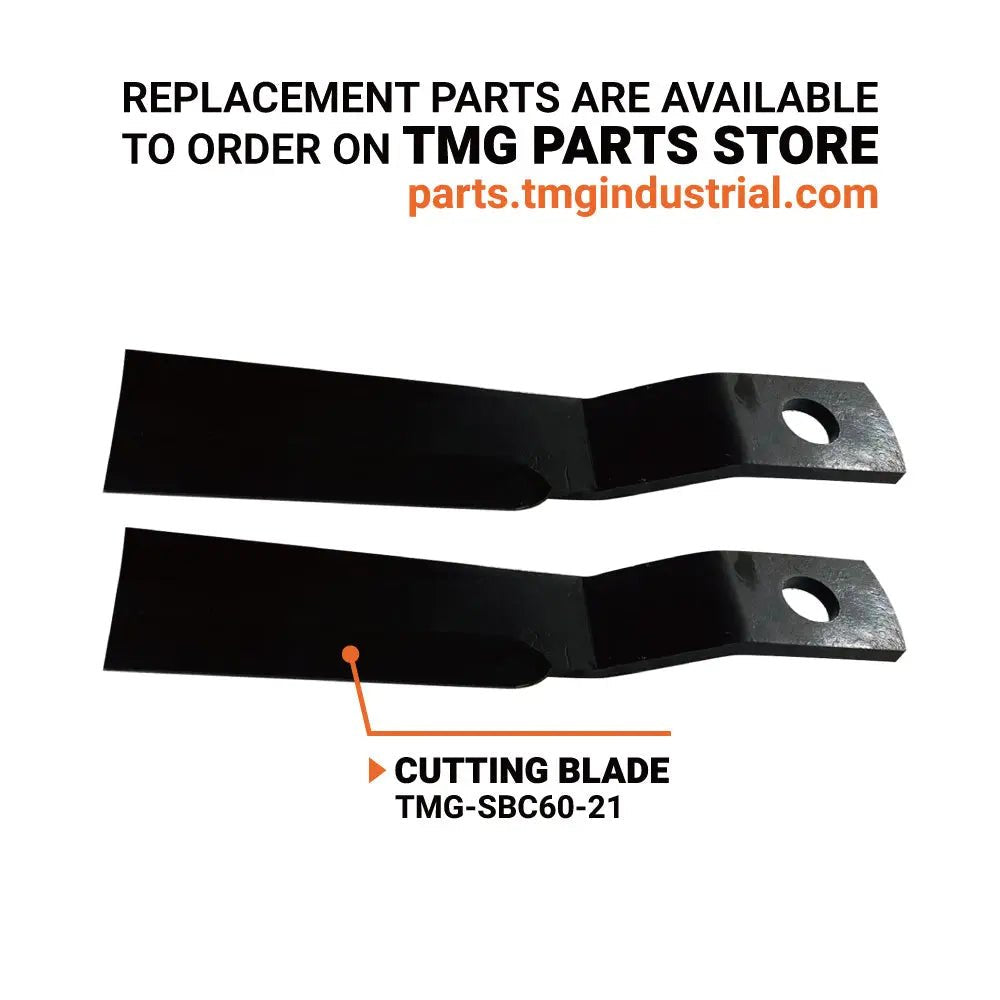 Pro Series 60″ Extreme Duty Open Front Skid Steer Brush Cutter, 15-25 GPM, Universal Mount, TMG-SBC60