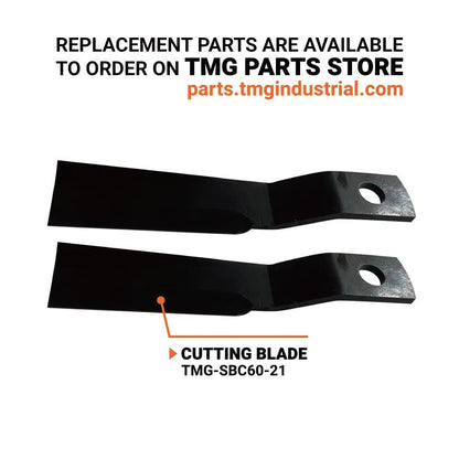 Pro Series 60″ Extreme Duty Open Front Skid Steer Brush Cutter, 15-25 GPM, Universal Mount, TMG-SBC60