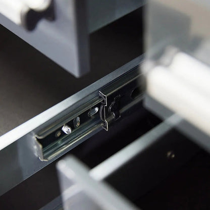 Pro Series 7-Ft 12-Drawer Workbench with Stainless Steel Top, Ball Bearing Double Slides & Casters, TMG-WB712