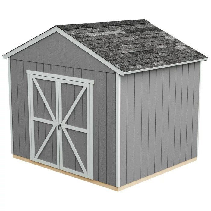 Rookwood 10 ft. W x 8 ft. D Solid + Manufactured Wood Storage Shed with Floor