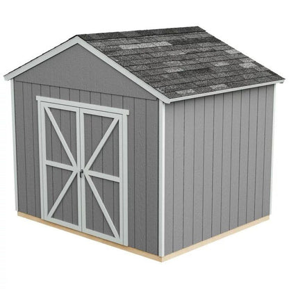Rookwood 10 ft. W x 8 ft. D Solid + Manufactured Wood Storage Shed with Floor