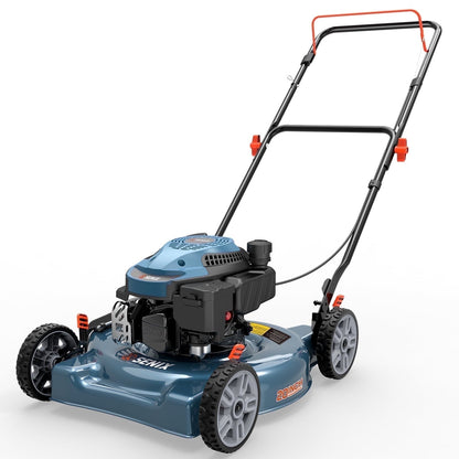 SENIX 18 in. Gas Push Lawn Mower, 144cc 4-Cycle with Side Discharge