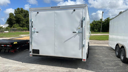 Spartan 8.5X18 Tandem Axle Enclosed Cargo Trailer | White | SP8.5X18TA