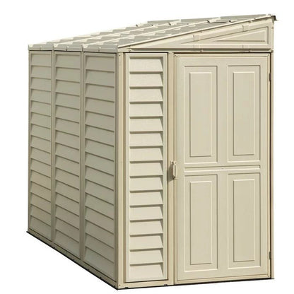SideMate 4 ft. W x 8 ft. D Plastic Lean-To Storage Shed Installation Included