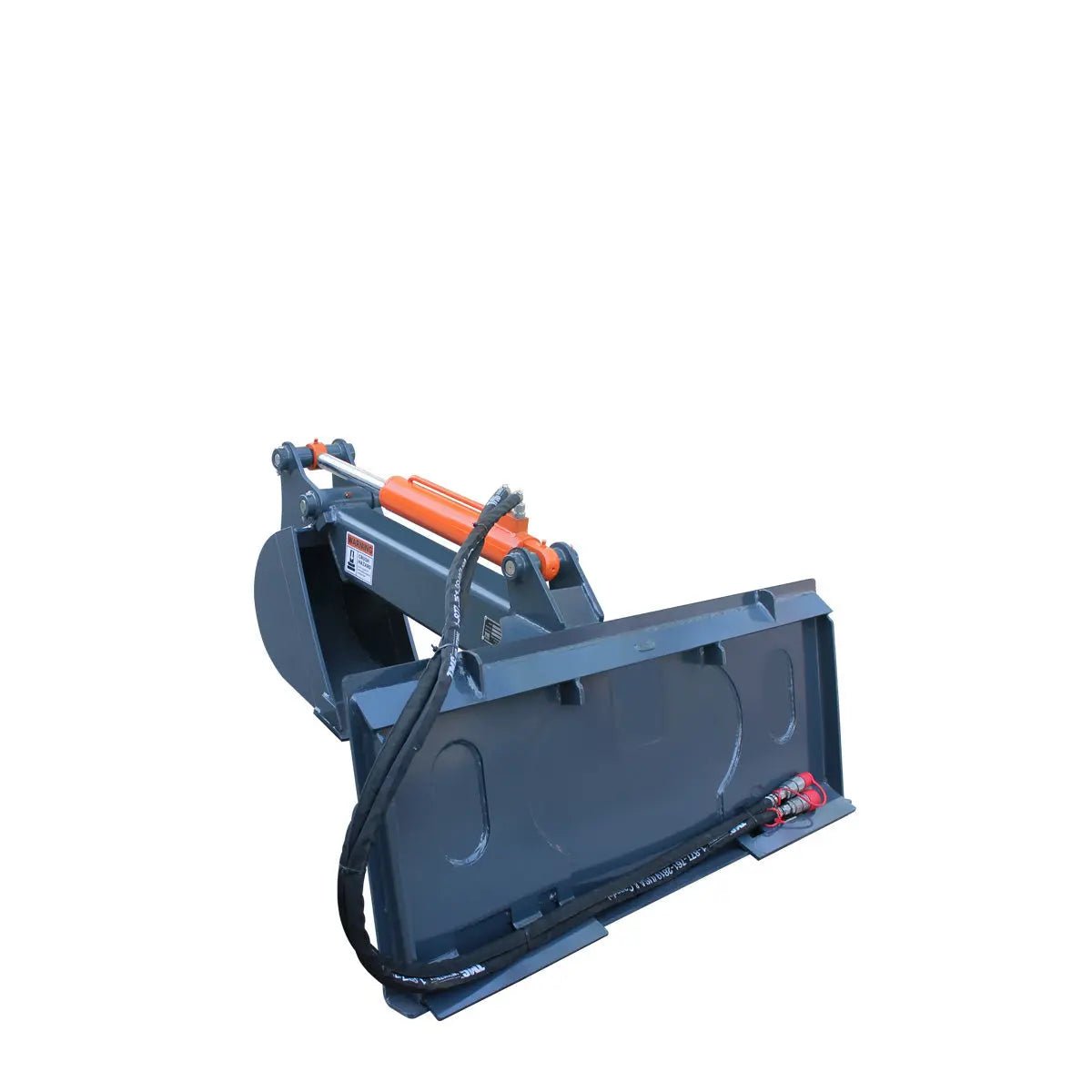 Skid Steer Backhoe Attachment, 12″ Bucket Included, 30-60 HP Carriers, 59″ Digging Depth, TMG-SBH45