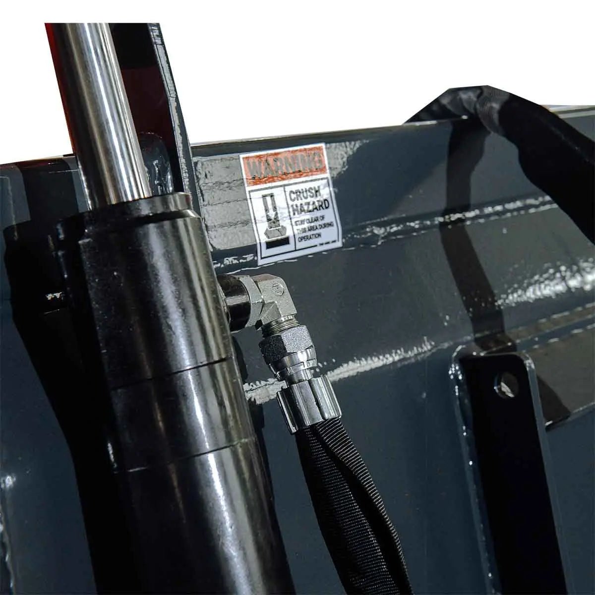 Skid Steer Skeleton Root Rake Grapple, 2600 LB Grapple Capacity, Twin Cylinders, 7″ Tine Spacing, TMG-SRR72