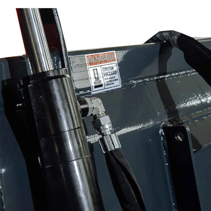 Skid Steer Skeleton Root Rake Grapple, 2600 LB Grapple Capacity, Twin Cylinders, 7″ Tine Spacing, TMG-SRR72