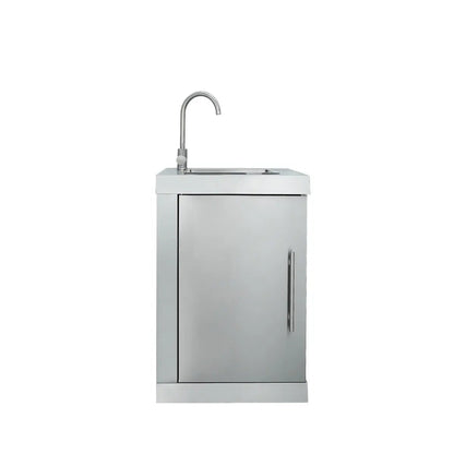 Stainless Steel Outdoor Kitchen, 6 Main Burners, Rear Burner, Side Burner, Integrated Sink & Refrigerator, CSA/CE Certified, TMG-LKS08