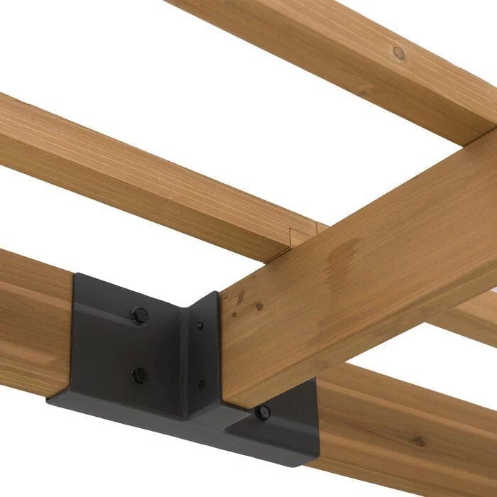 SummerCove 10.5 ft. x 10 ft. Cedar Wood Pergola with Adjustable Hanging Planters