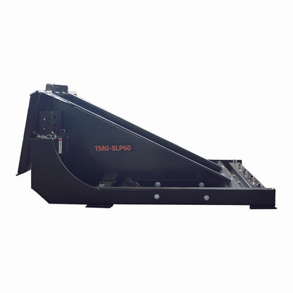 60″ Skid Steer Land Plane, Adjustable & Reversible Scarifier Teeth, Bolt-On Cutting Blades, Removable Sift Screen TMG-SLP60