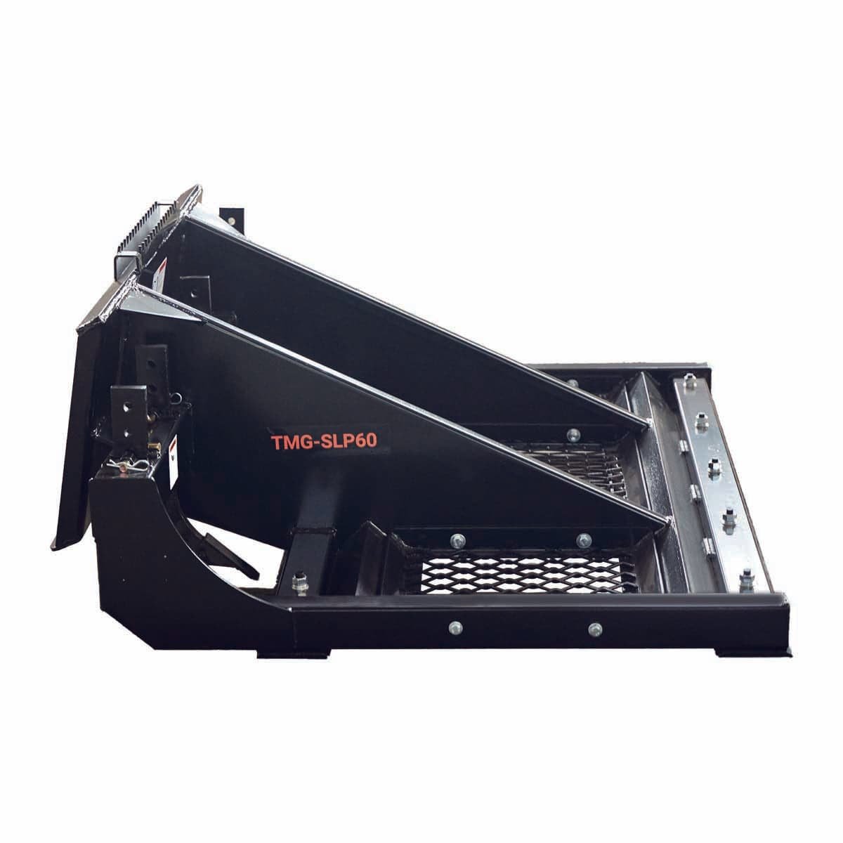 60″ Skid Steer Land Plane, Adjustable & Reversible Scarifier Teeth, Bolt-On Cutting Blades, Removable Sift Screen TMG-SLP60