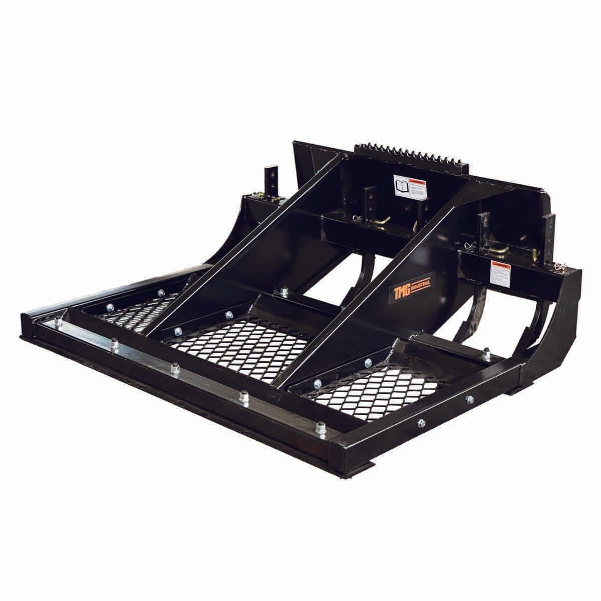 60″ Skid Steer Land Plane, Adjustable & Reversible Scarifier Teeth, Bolt-On Cutting Blades, Removable Sift Screen TMG-SLP60