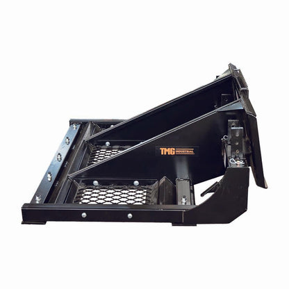 60″ Skid Steer Land Plane, Adjustable & Reversible Scarifier Teeth, Bolt-On Cutting Blades, Removable Sift Screen TMG-SLP60