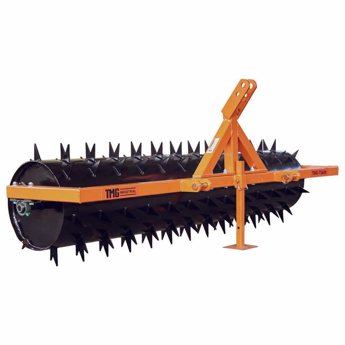 72″ 3-Point Drum Spike Aerator, CAT 1 & 2 Hook-Up, 20-50 HP Tractor, TMG-TSA06