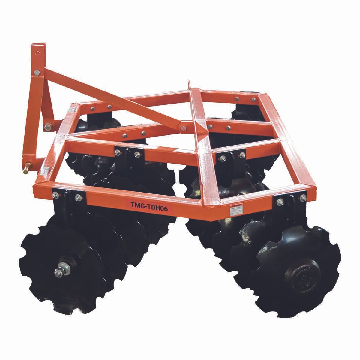 72″ Notched Disc Harrow, 3-Point Hitch, Cat 1 Hook-up, 25-45 HP Tractors, TMG-TDH06
