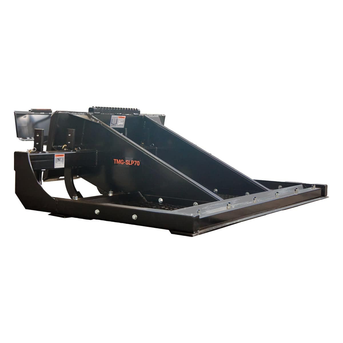 72″ Skid Steer Land Plane, Adjustable & Reversible Scarifier Teeth, Bolt-On Cutting Blades, Removable Sift Screen, TMG-SLP70