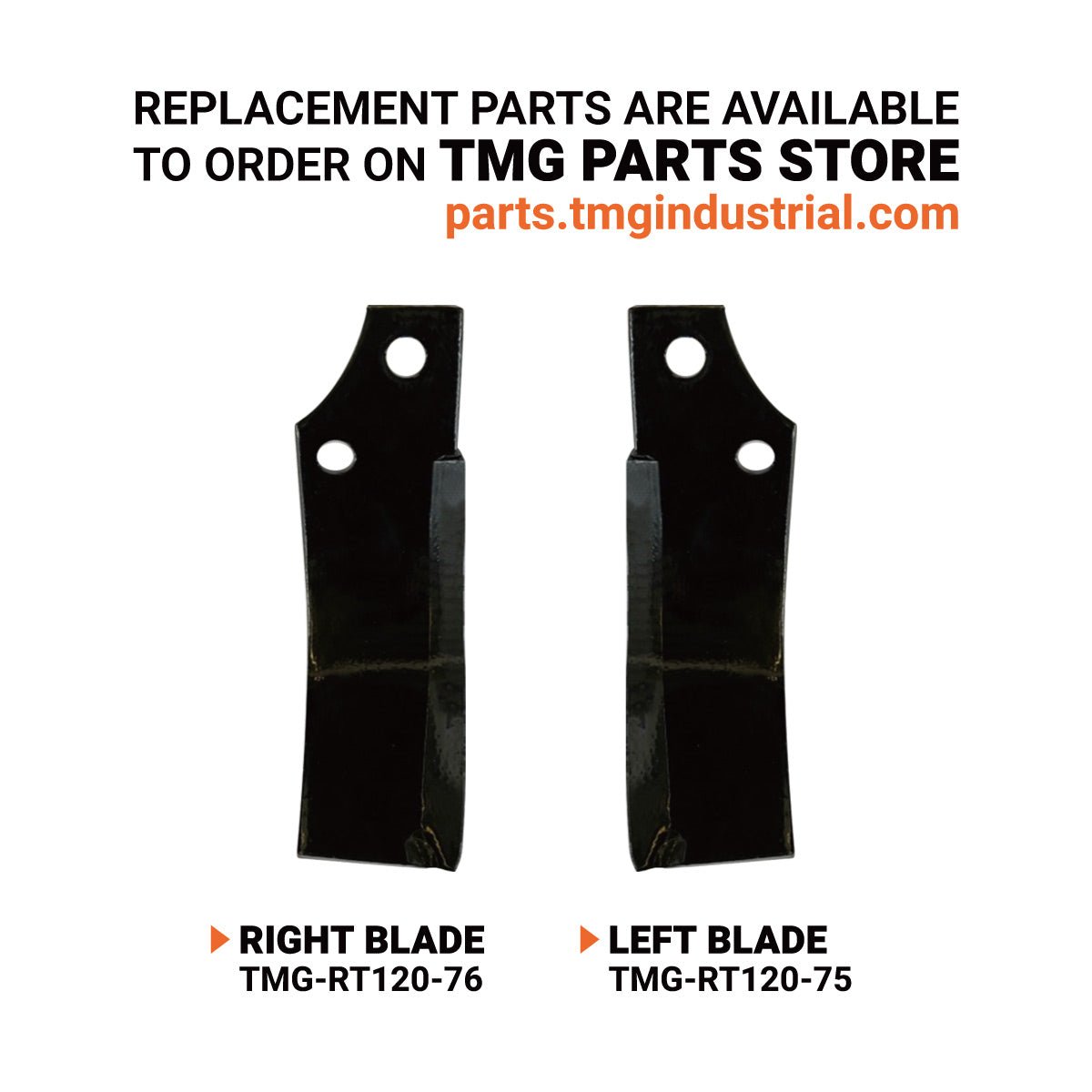 48″ 3-Point Hitch Rotary Tiller, 18-30 HP Sub-Compact, 3-½” Tilling Depth, PTO Shaft Included, Category 1 Hookup, TMG-RT120