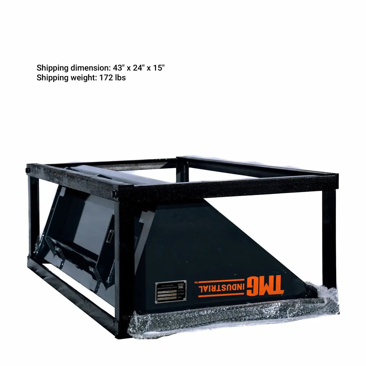 42″ Mini Skid Steer Bucket, Toro Style Mount, 5 Cu-Ft Capacity TMG-SBK42