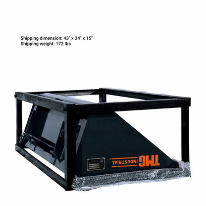 42″ Mini Skid Steer Bucket, Toro Style Mount, 5 Cu-Ft Capacity TMG-SBK42