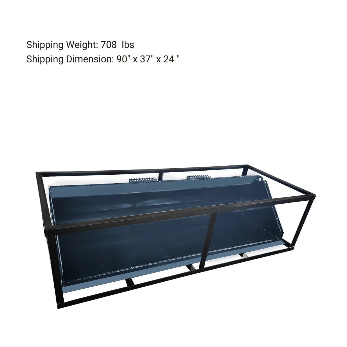 TMG-SBK84 84″ Skid Steer All Season Clean-Up Bucket, 1500-LB Capacity, Low Profile Layout (Previously BK84)