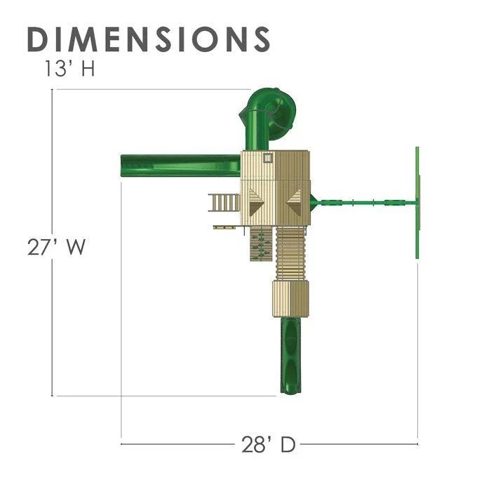 Treasure Trove II Swing Set