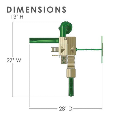 Treasure Trove II Swing Set