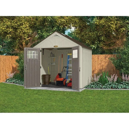 Tremont 8 ft. W x 7 ft. D Resin Storage Shed