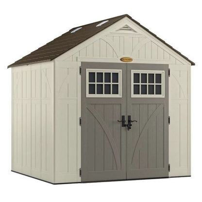 Tremont 8 ft. W x 7 ft. D Resin Storage Shed