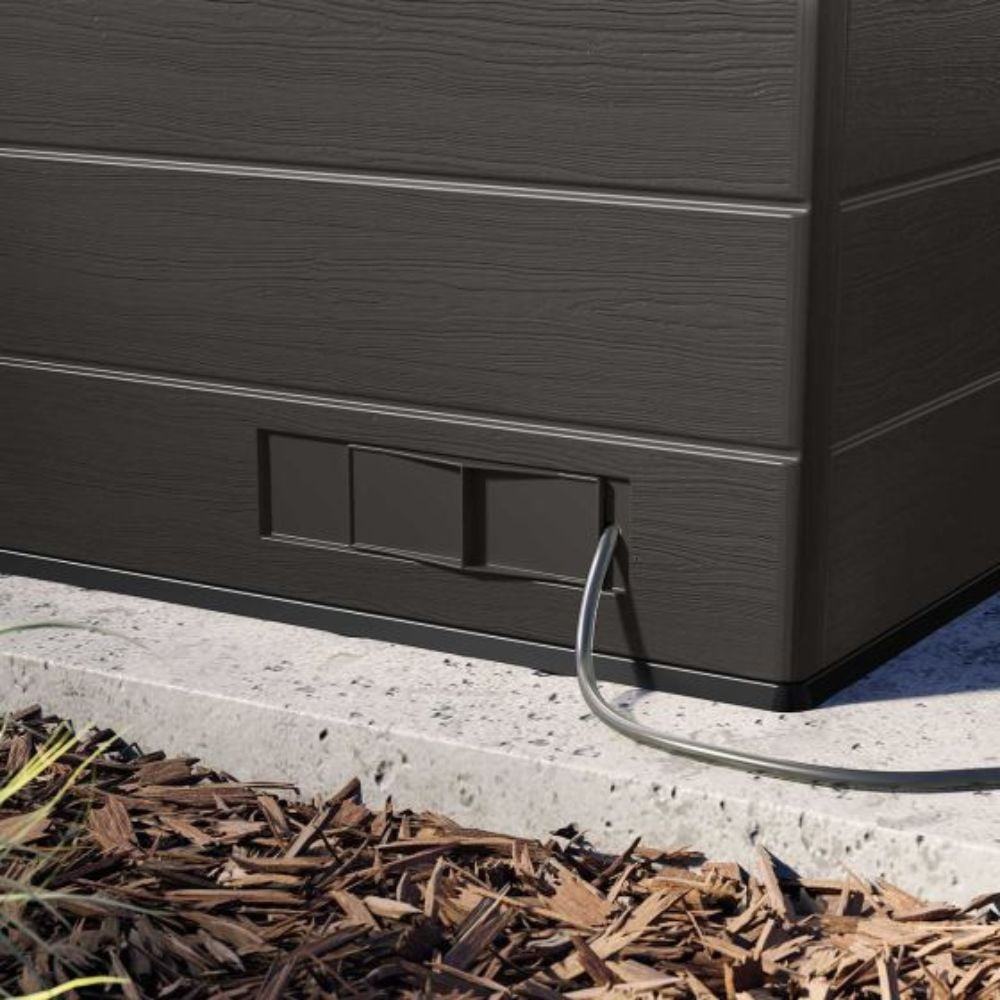 Suncast 8 ft. x 7 ft. Cabana Entertainment Shed BMCB8730T