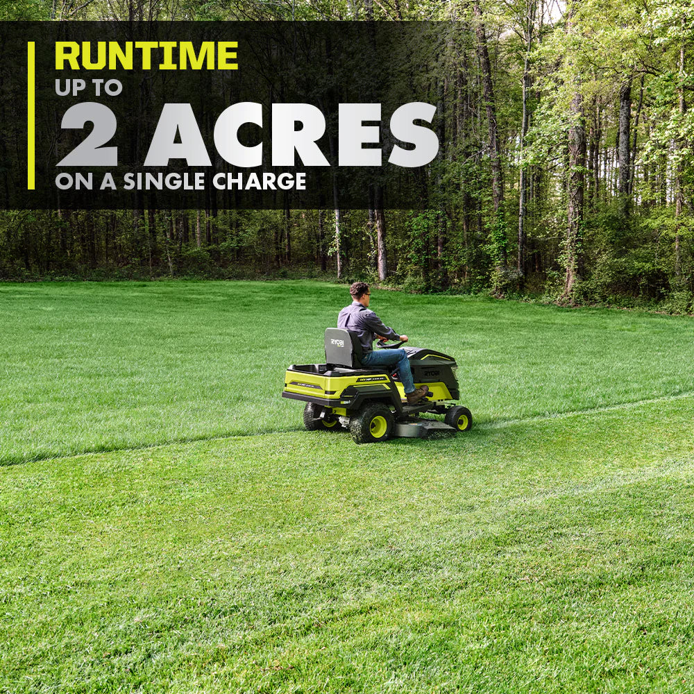 Brushless 80V Hp 46-Inch Cordless Lawn Tractor Battery Powered