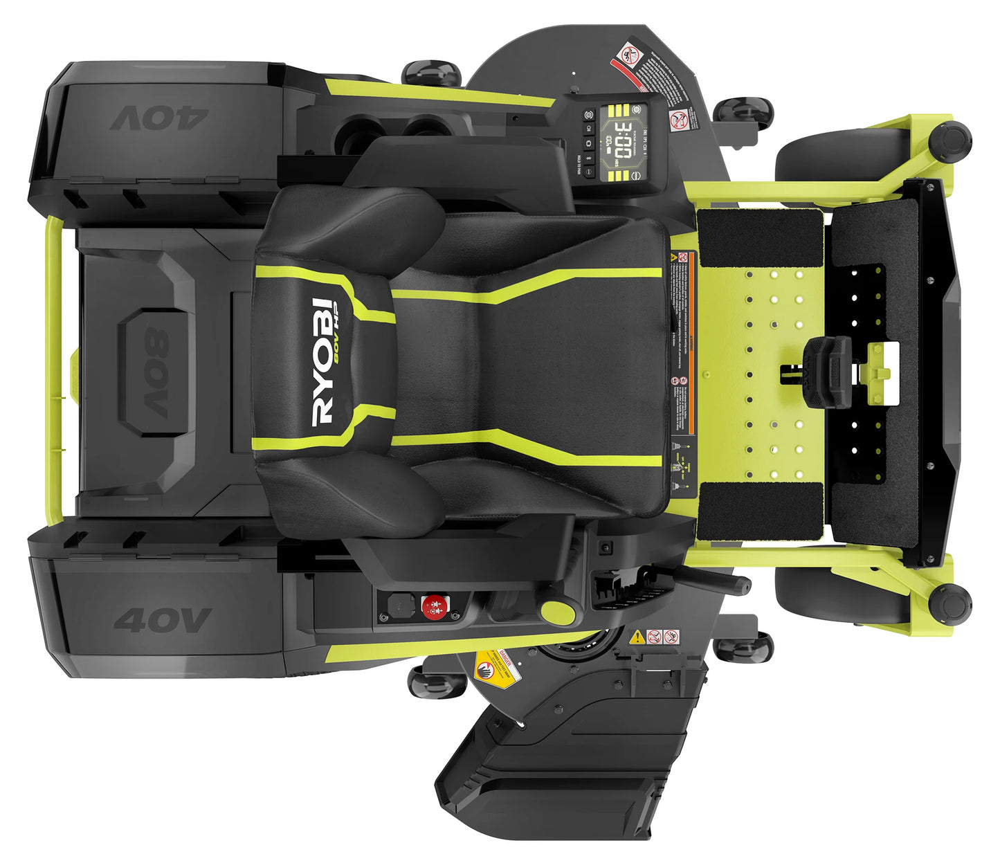 80V Max HP Lithium 54″ Brushless Electric Zero Turn Lawn Mower