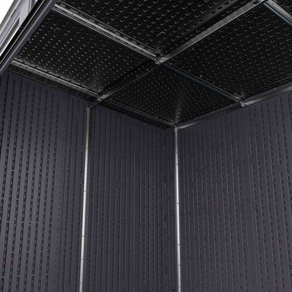 Suncast Modernist® 8 ft. x 7 ft. Dual Barn Door Storage Shed